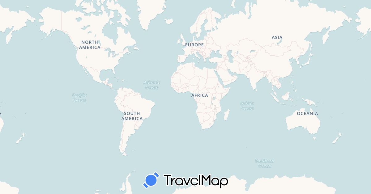 TravelMap itinerary: driving, cycling in Switzerland (Europe)